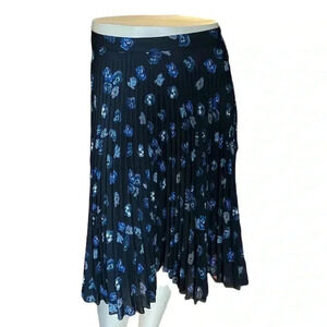 Prada pleated floral skirt sz 46